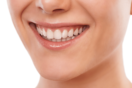 A beautiful smile after receiving the laser dum disease treatment at the Aliso Creek Dental office.